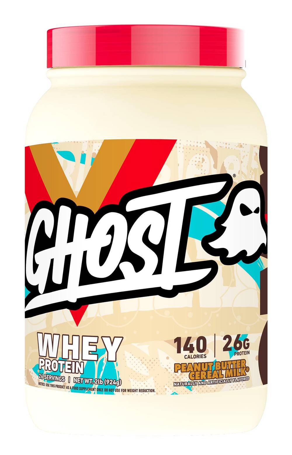 Ghost Whey Protein Cereal Milk, Peanut Butter (2 lbs)