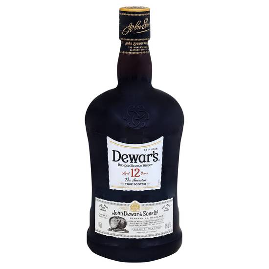 Dewar's Aged 12 Years the Ancestor Blended Scotch Whisky (1.75 L)