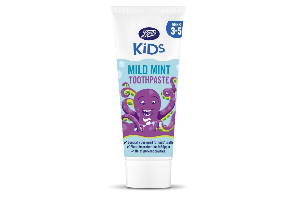 Boots Kids Mint Toothpaste 3-5yrs 75ml