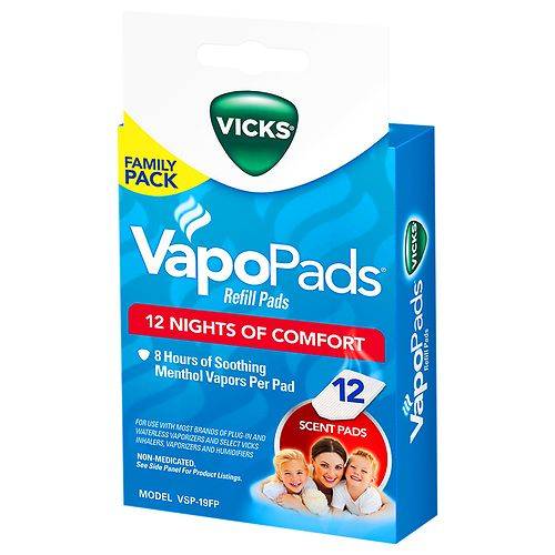 Vicks Waterless Vaporizer Scent Pads - 12.0 ea