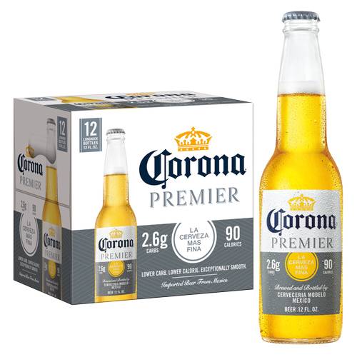 Corona Premier Light Beer (12 ct, 12 fl oz)
