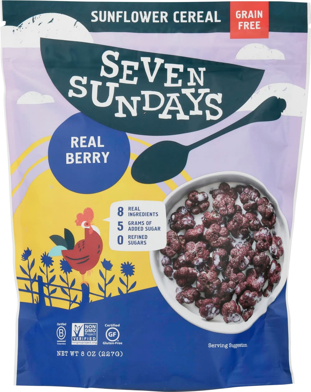Seven Sundays Grain Free Cereal, Real Berry (8 oz)