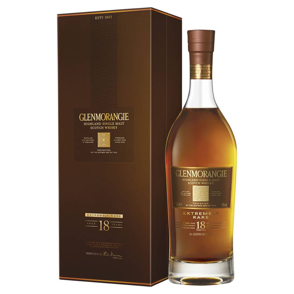 Glenmorangie 18 Year Old Extremely Rare Malt 700ml