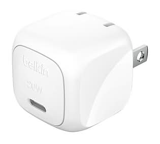 Belkin BoostCharge USB-C Wall Charger, 20W, White (WCA009dqWH)
