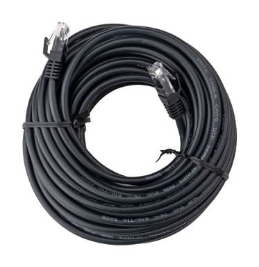 Dealworthy Cat 6 Ethernet Cable, 50 ft, Black