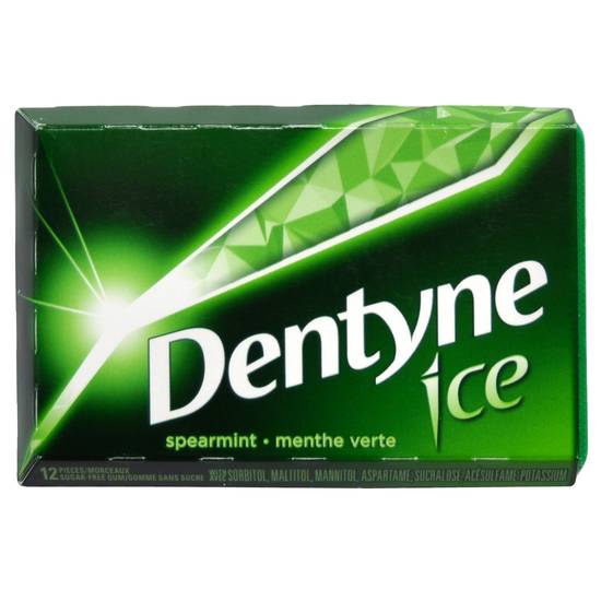 DENTYNE ICE Spearmint Gum, 12Pc (12pk)