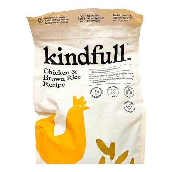 Kindfull Chicken and Brown Rice Kitten Dry Cat Food Delivery