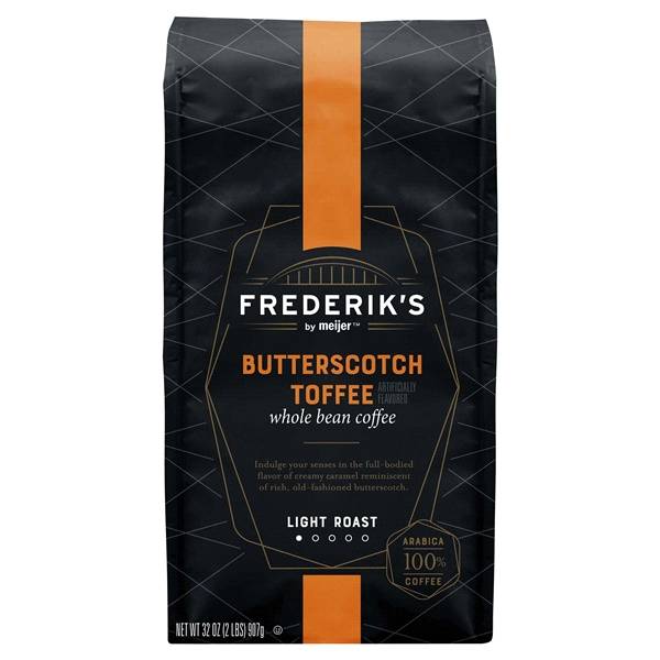 Frederik's by Meijer Butterscotch Toffee Whole Bean Coffee (2 lbs)