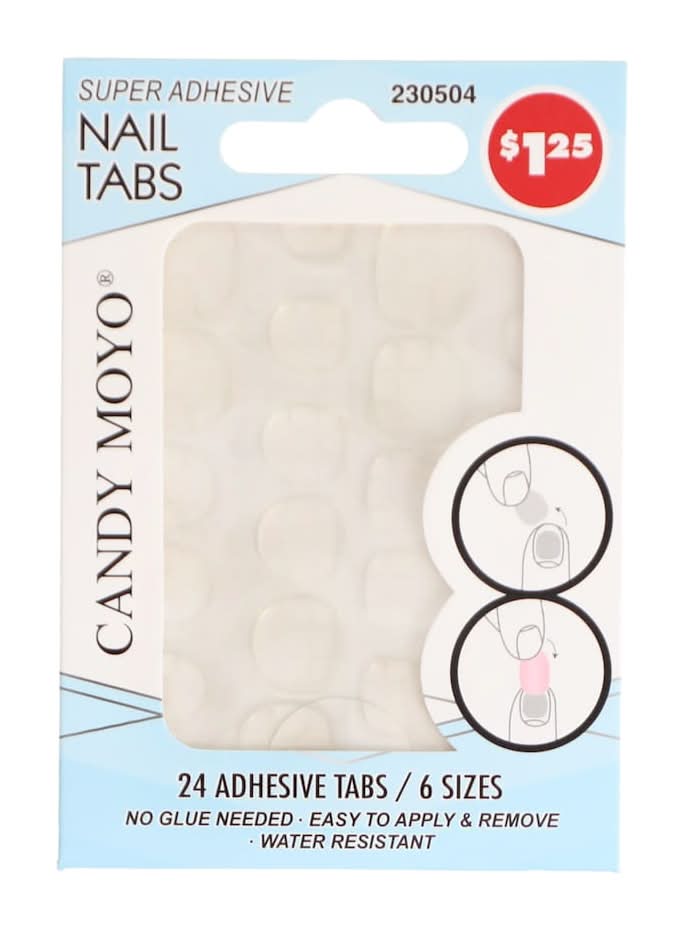 Candy Moyo Super Adhesive Nail Tabs, 6 (24 ct)