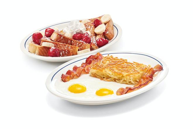 Order Create Your Own French Toast Combo food online from IHOP - Union store, Union on bringmethat.com