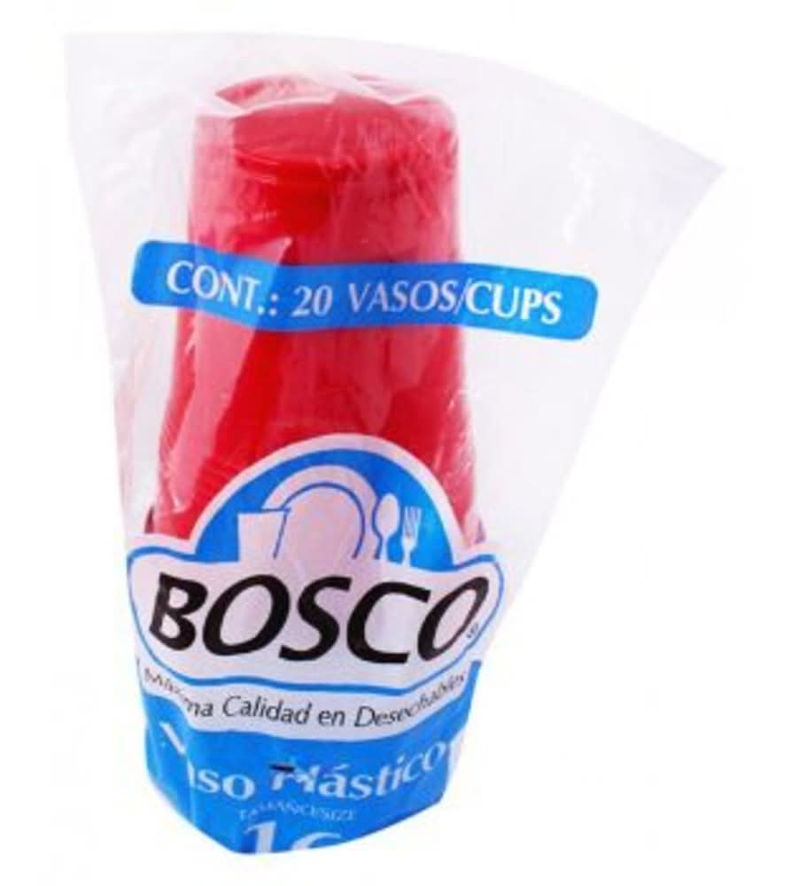 Bosco · Vaso de plástico bicolor (100 g)