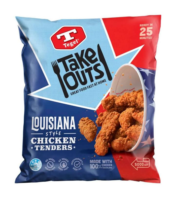 Tegel Take Outs Louisiana Style Chicken Tenders (500g)