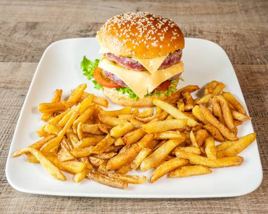 Menu burger gourmand