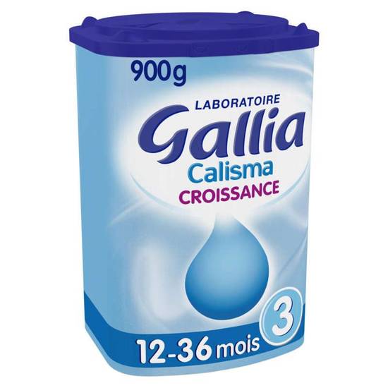 Gallia Lait de Croissance 3 en Poudre + 12 mois 900g.