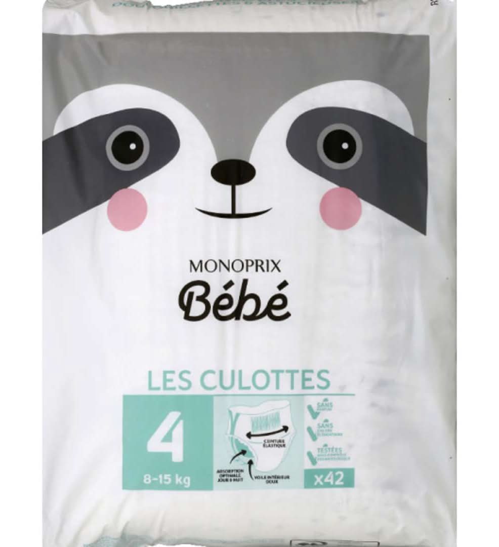 Monoprix Bébé - Les culottes, Taille 4 (42)