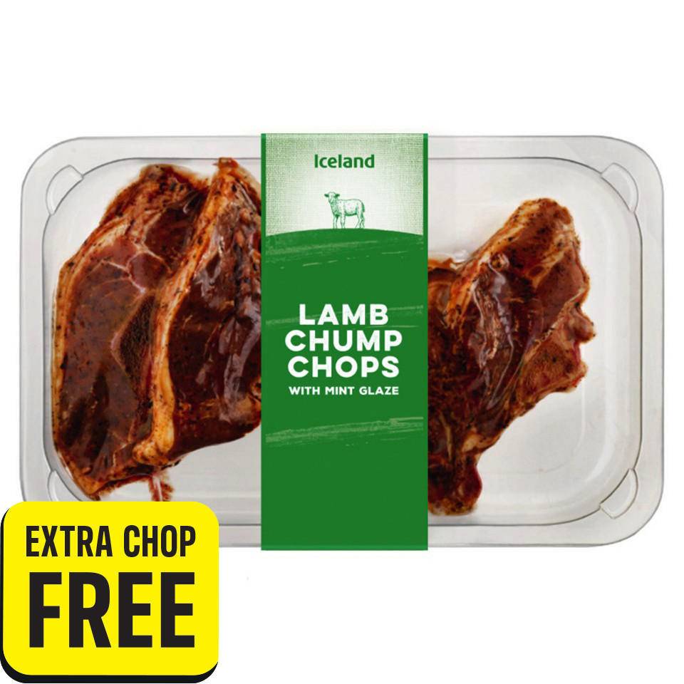 Iceland Extra Free Minted Lamb Chump Chops