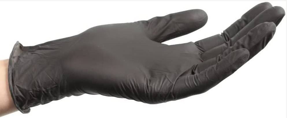 Sunset- Nitrile XL Black Gloves 100 CT (100 Units)