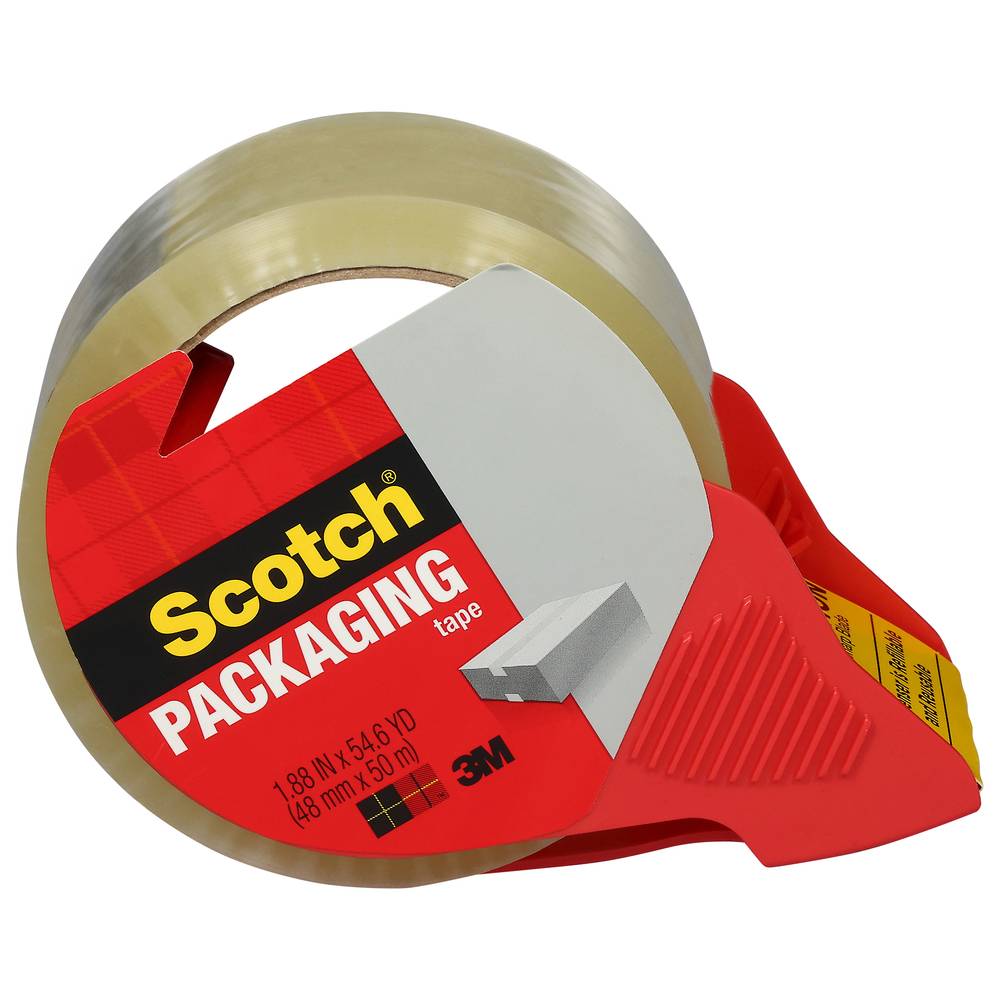 Scotch Shipping Packaging Tape With Dispenser ( 1.88 x 1965.6 inches)