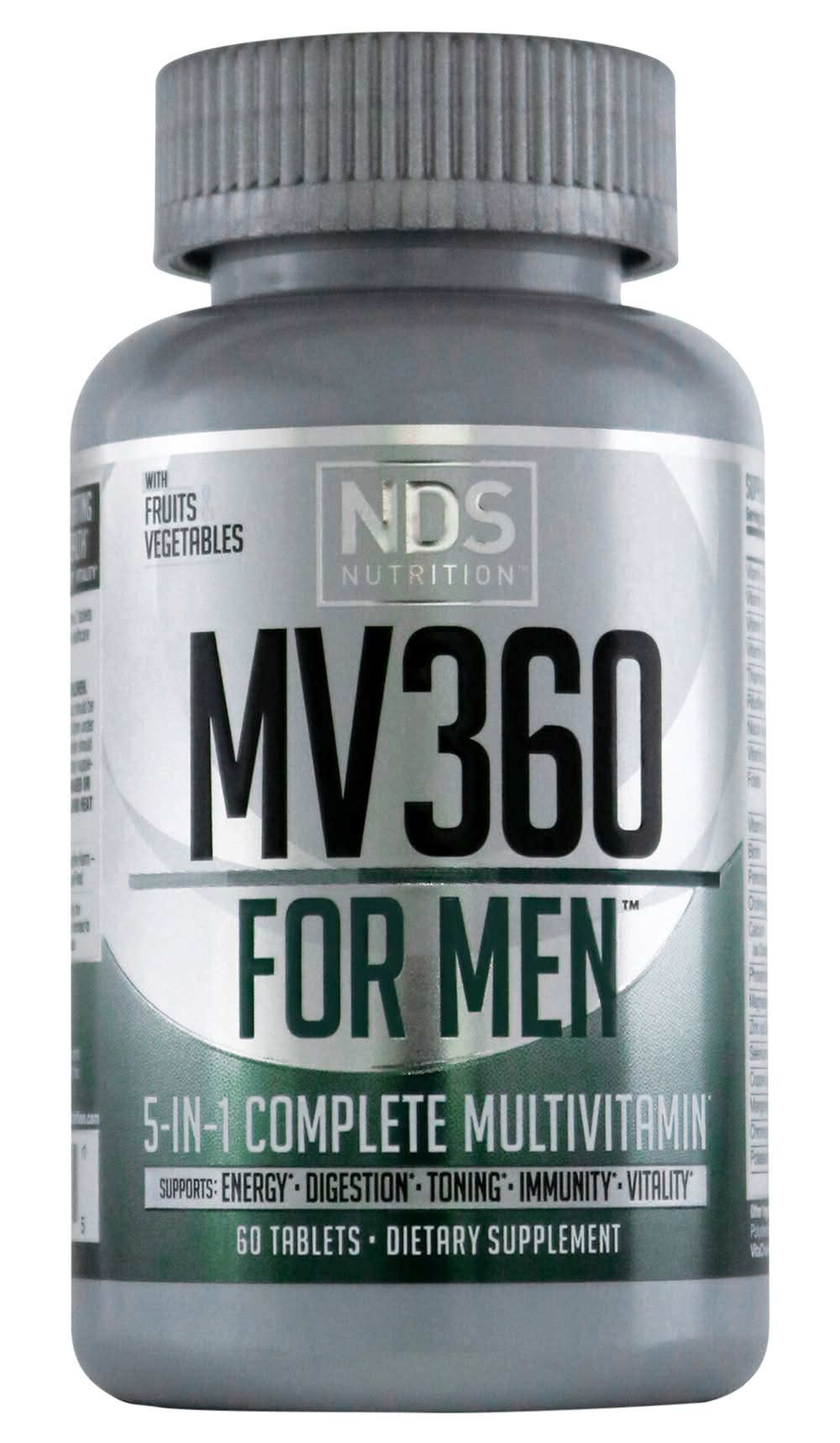 NDS Nutrition Mv360 5-in-1 Complete Multivitamin Tablets (60 ct)