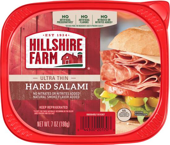 Hillshire Farm Natural Smoke Flavor Ultra Thin Uncured Hard Salami