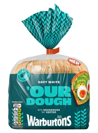 Warburtons Soft White Our Dough (400g)