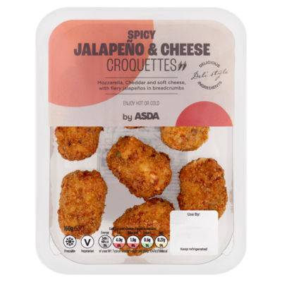 ASDA Spicy Jalapeño & Cheese Croquettes 160g