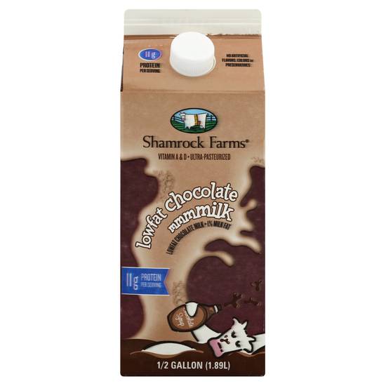 Shamrock Farms 1% Lowfat Chocolate Milk (1/2 gal)