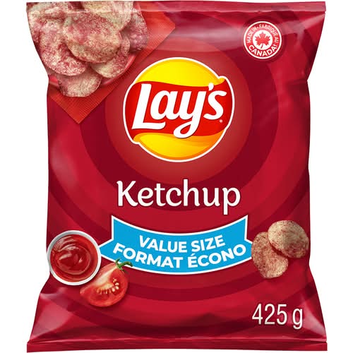 Lay's Potato Chips Value Size, Ketchup (425 g)