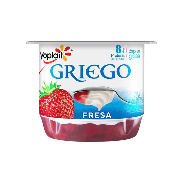 Yoplait yoghurt estilo griego con fresa