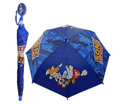 Sonic The Hedgehog Kids Umbrella, Blue