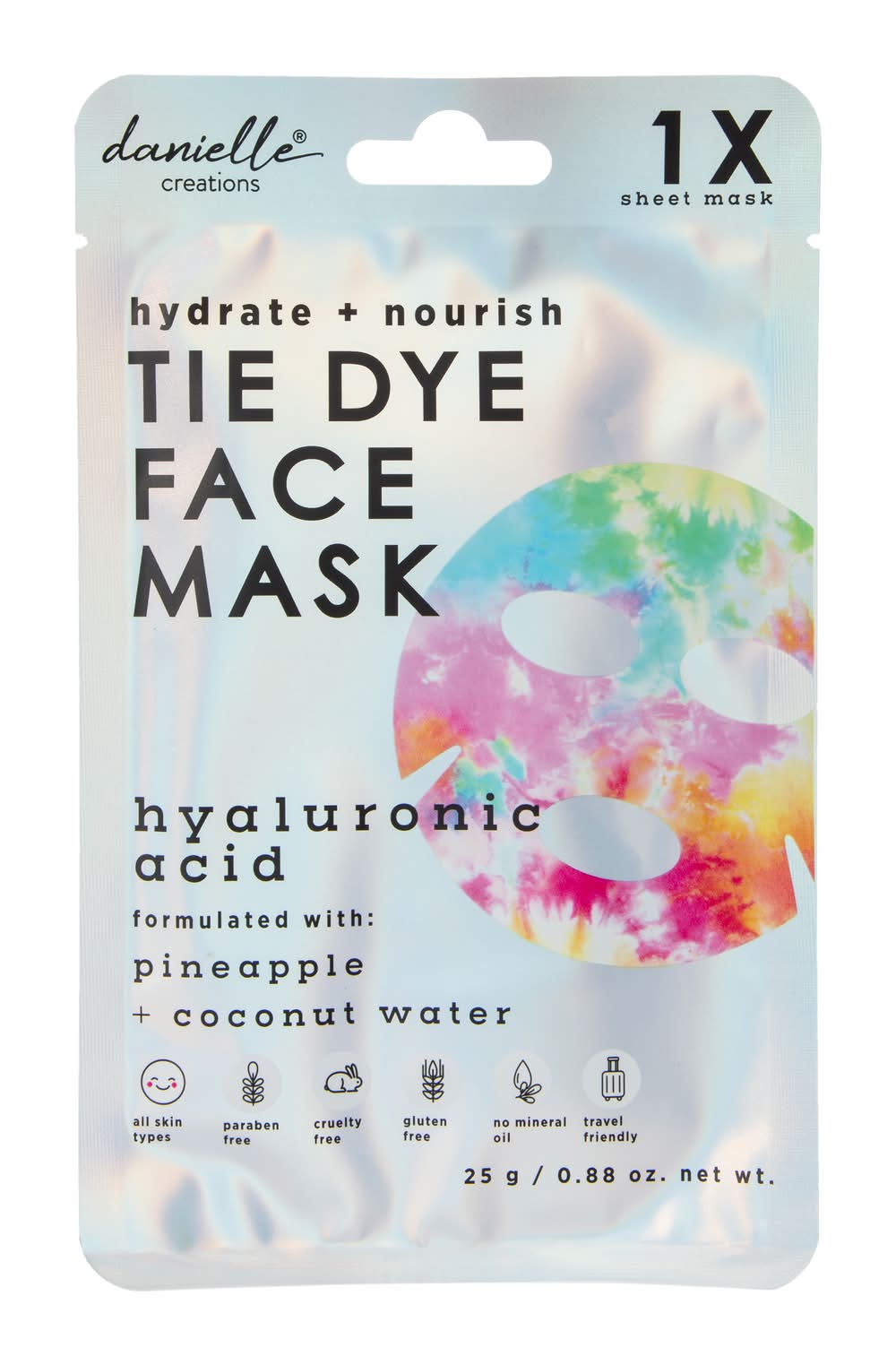 Danielle Creations® Printed Face Mask 0.88oz Tie Dye