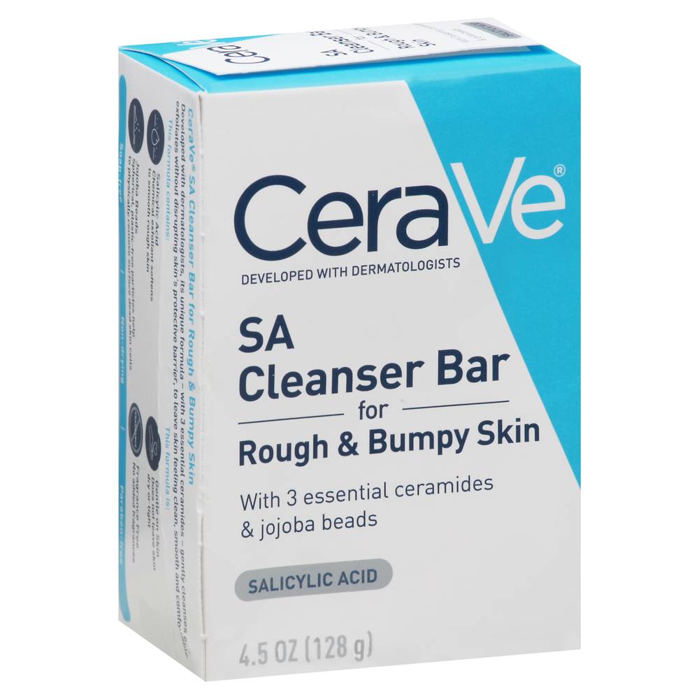 Cerave Sa Cleanser Bar For Rough & Bumpy Skin (4.5 oz)