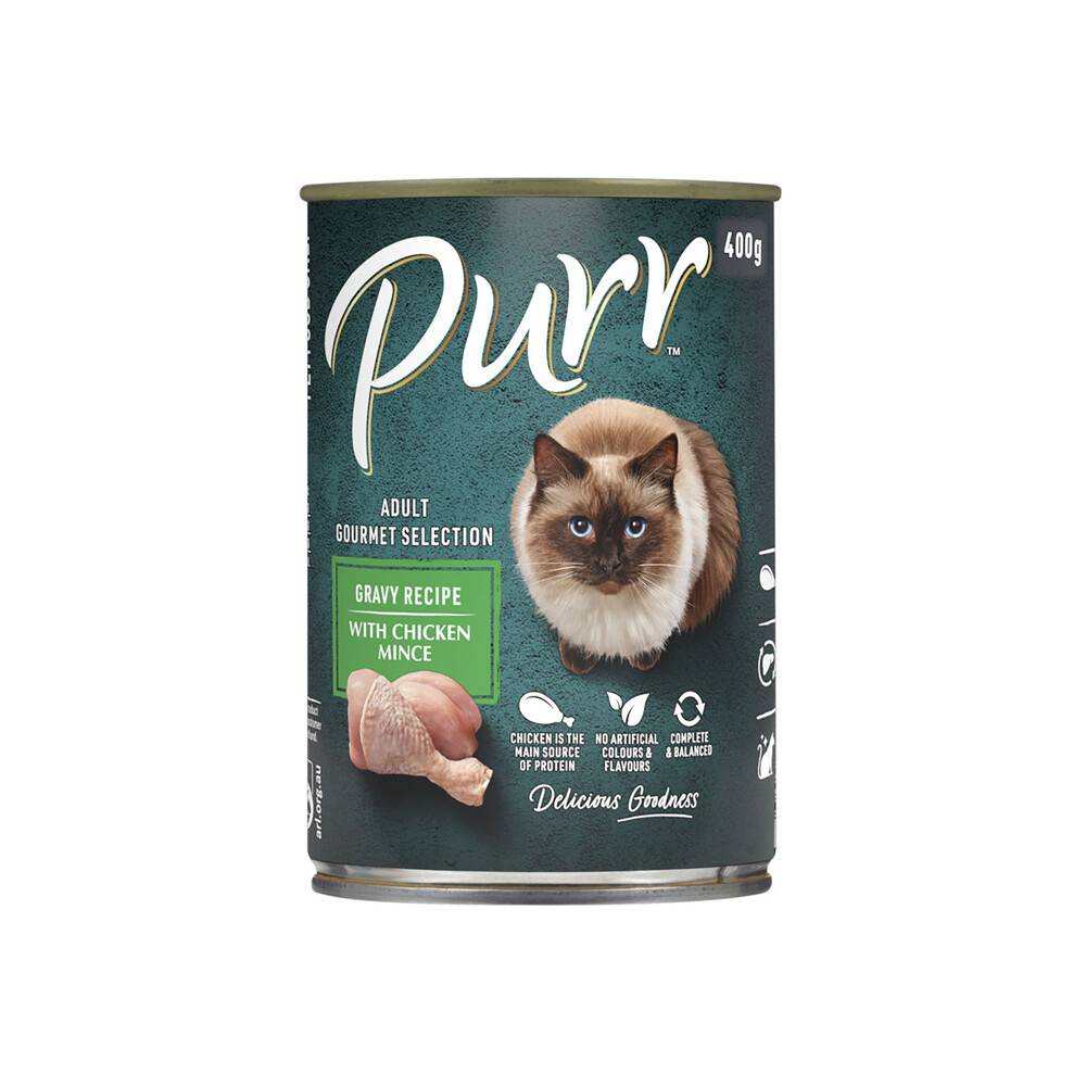 Purr Cat Food With Chicken Mince 400g