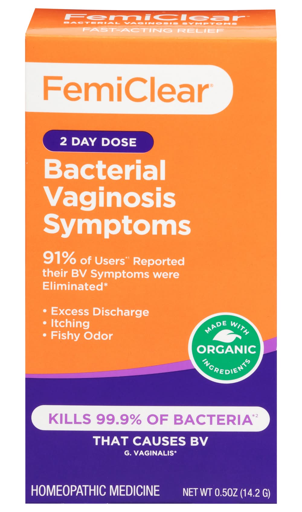 FemiClear Bacterial Vaginosis Symptoms Ointment (0.5 oz)
