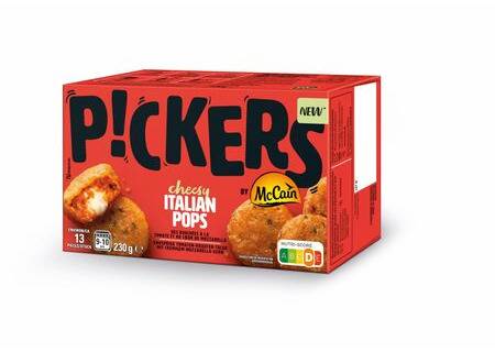 Italian pops cheesy Pickers MCCAIN - la boîte de 230g