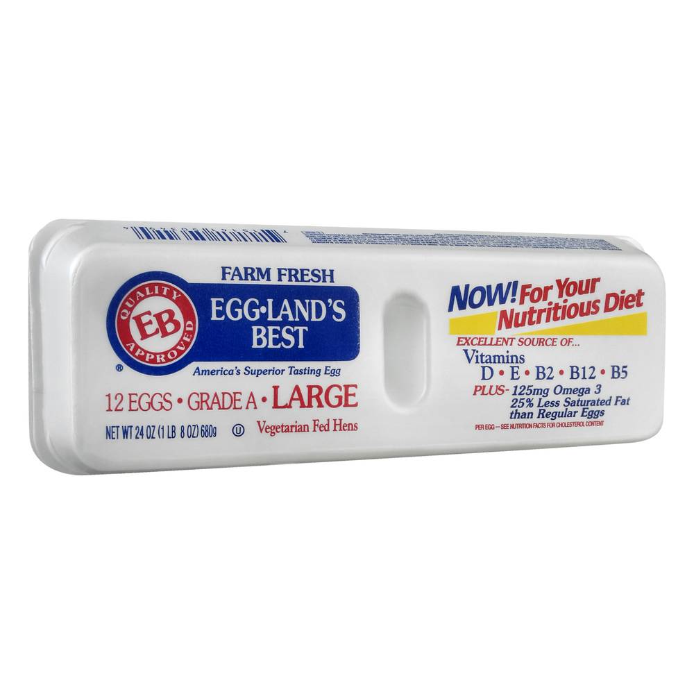 Eggland's Best Grade a Eggs, Large, White (24 oz, 12 ct)