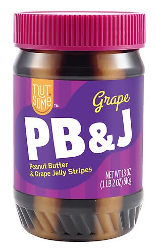 Nutsome Peanut Butter & Grape Jelly Stripes (18 oz)