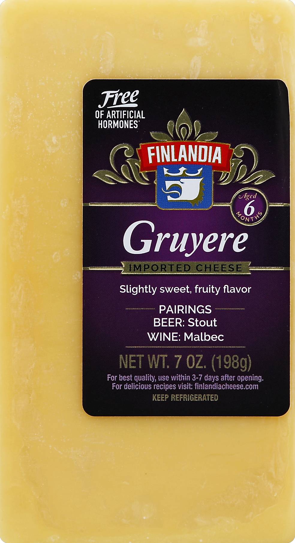 Finlandia Imported Gruyere Cheese (7 oz)