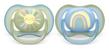 Philips Avent Ultra Air Pacifier, 0-6M (2 ct)