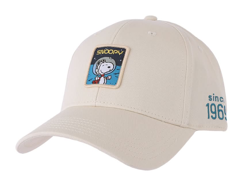 Miniso · Gorra casual de textil snoopy, Unitalla, beige