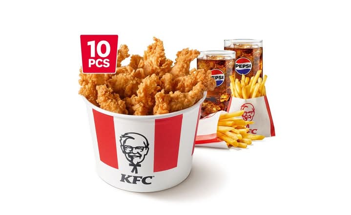 Bucket meal 10 Crispy Tenders