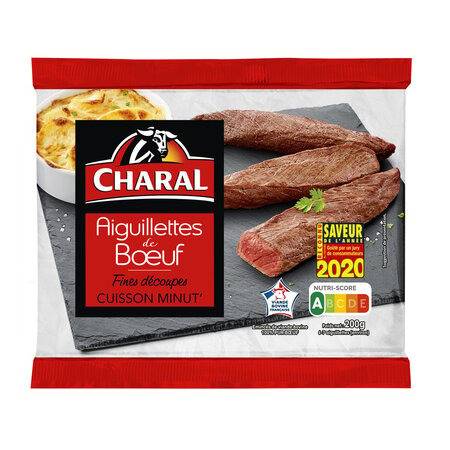 Aiguillettes de bœuf CHARAL - la barquette de 200g