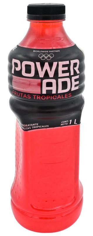 Powerade BEBIDA FRUTAS TROPICALES *1L