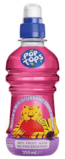 Pop Tops Apple & Blackcurrant 250Ml