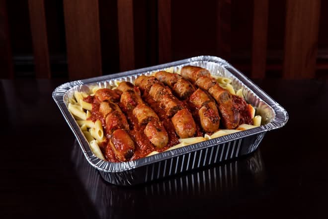 Italian Sausage with Rich Meat Sauce