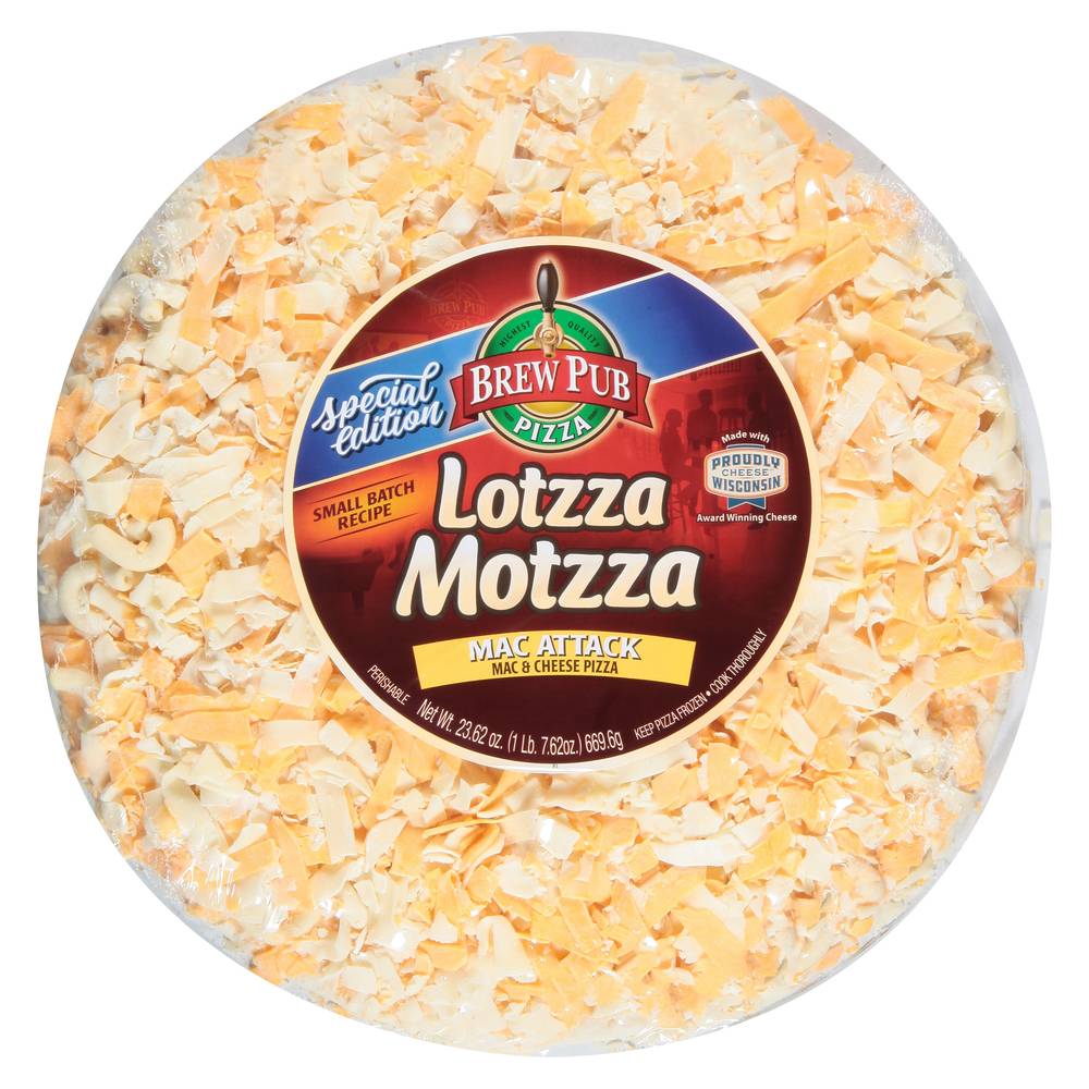 Brew Pub Lotzza Motzza Mac Attack Pizza (1.48 lbs)