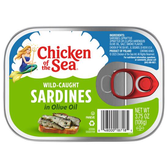 Chicken Of the Sea Extra Virgin Olive Oil Sardines