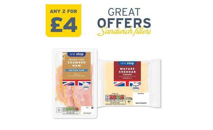 2 for £4: Sandwich Fillers