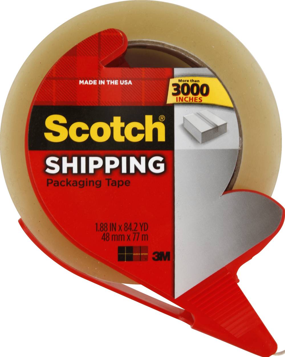 Scotch Shipping Packaging Tape With Dispenser