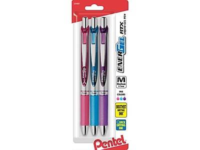 Pentel Energel Rtx Retractable Gel Pens, Assorted (3 ct)